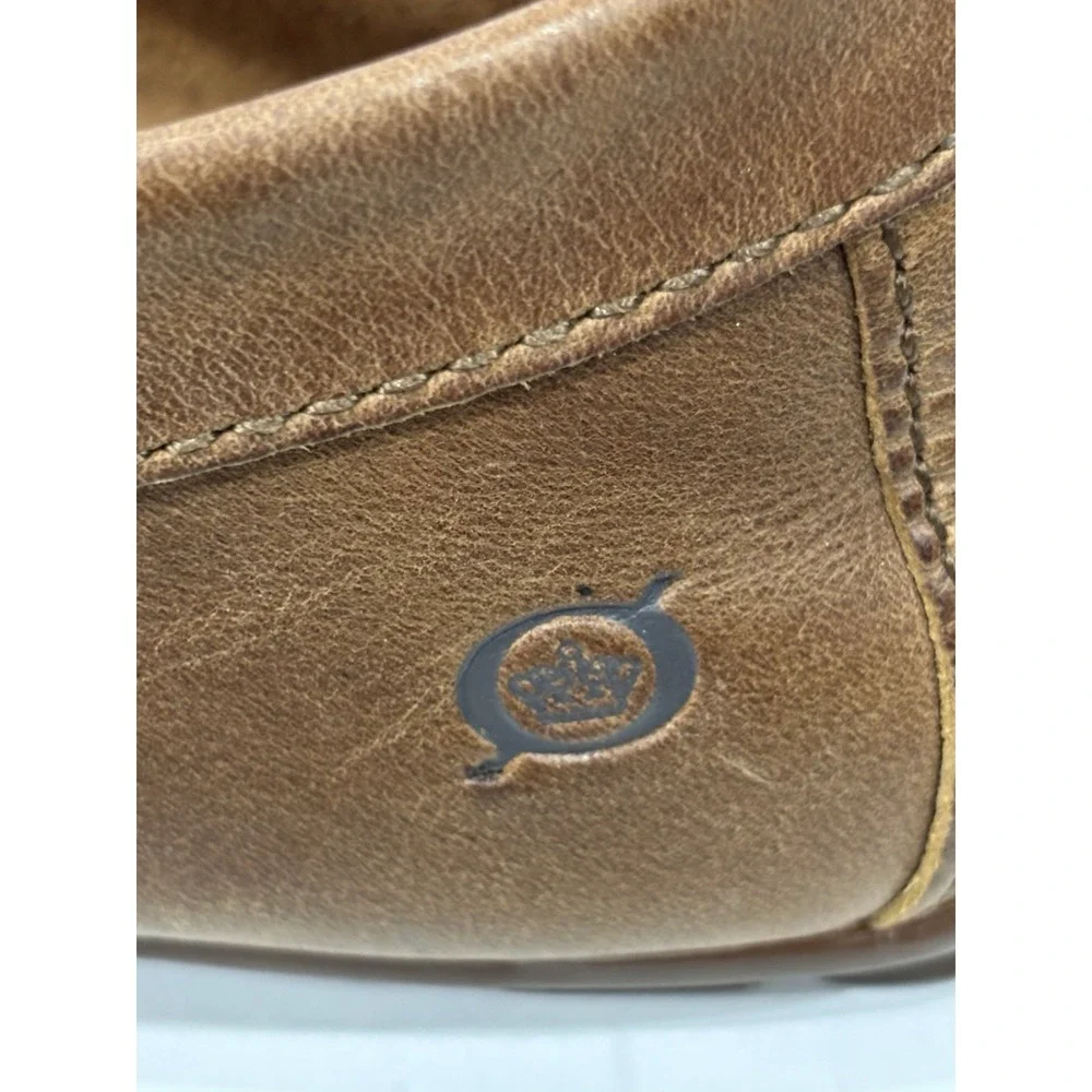 Born Men's Size 9.5 M Brown Leather Slip-On Loafers Comfort Shoes